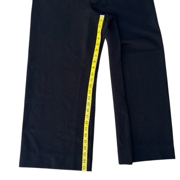 NWT Maeve Anthropologie The Colette Knit Pants Size 32 Black Cropped - Picture 7 of 12